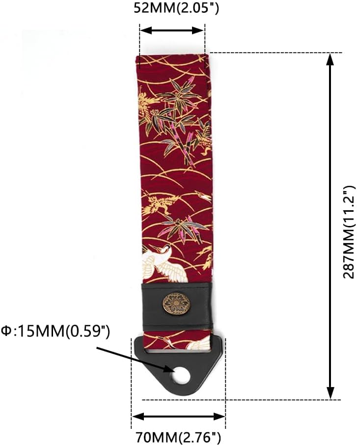 RASTP Racing Tow Strap, Car Modification Sports Trailer Belt Fit for Front or Rear Front Bumper Decorative (Cents Crane Red) - Image 4